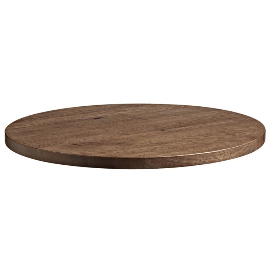 Pax Rustic Solid Oak Table Top - Round